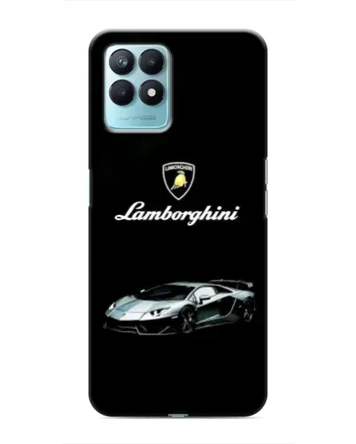 Чехол для Realme NARZO 50 с картинкой «Логотип Lamborghini классика»