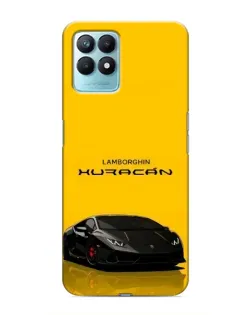 Чехол для Realme NARZO 50 с картинкой «Lamborghini Huracan черный»