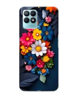 Чехол для Realme NARZO 50 с картинкой «Цветочная феерия»