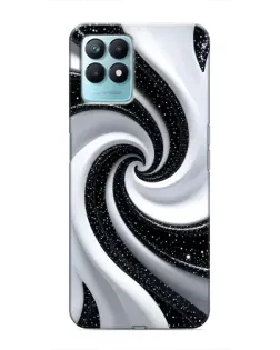 Чехол для Realme NARZO 50 с картинкой «Черно-белая спираль» Чехол для Realme NARZO 50 с картинкой «Черно-белая спираль»