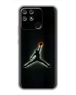Чехол для Realme NARZO 50A с картинкой «Jordan Gradient Logo» Чехол для Realme NARZO 50A с картинкой «Jordan Gradient Logo»