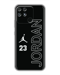 Чехол для Realme NARZO 50A с картинкой «Jordan Vertical»