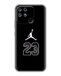 Чехол для Realme NARZO 50A с картинкой «Jordan Flight 23»