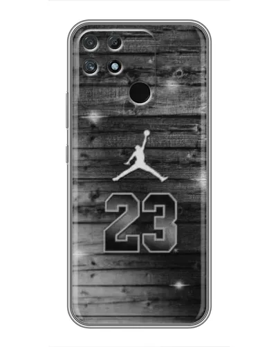 Чехол для Realme NARZO 50A с картинкой «Jordan Carbon 23»