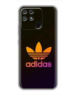 Чехол для Realme NARZO 50A с картинкой «Градиент Adidas»
