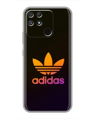 Чехол для Realme NARZO 50A с картинкой «Градиент Adidas»