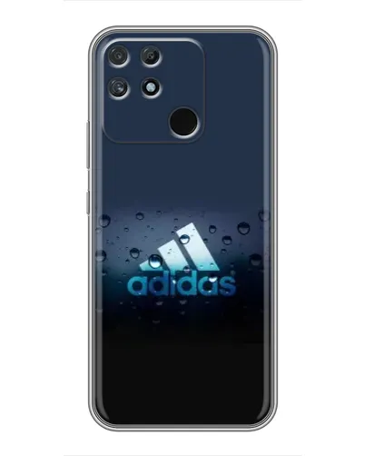 Чехол для Realme NARZO 50A с картинкой «Adidas Water Drops»