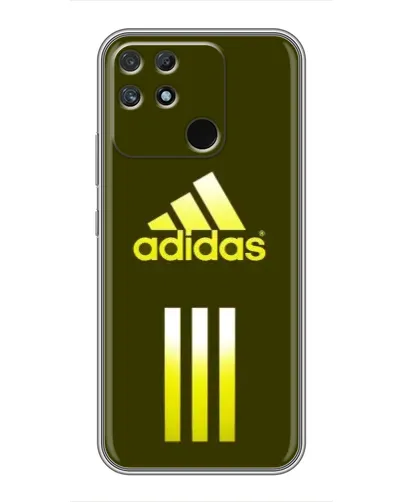 Чехол для Realme NARZO 50A с картинкой «Оливковый градиент Adidas»