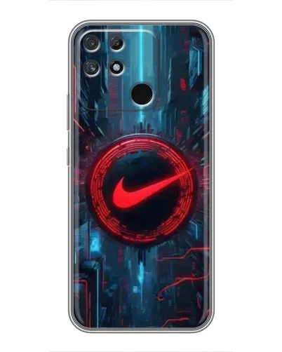 Чехол для Realme NARZO 50A с картинкой «Техногенный стиль Nike» Чехол для Realme NARZO 50A с картинкой «Техногенный стиль Nike»
