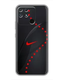 Чехол для Realme NARZO 50A с картинкой «Абстрактный дизайн Nike»