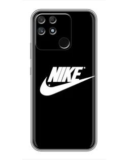 Чехол для Realme NARZO 50A с картинкой «Мазки краски Nike» Чехол для Realme NARZO 50A с картинкой «Мазки краски Nike»