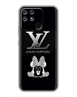 Чехол для Realme NARZO 50A с картинкой «LV и Минни Маус»