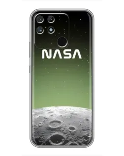 Чехол для Realme NARZO 50A с картинкой «NASA — лунный градиент» Чехол для Realme NARZO 50A с картинкой «NASA — лунный градиент»