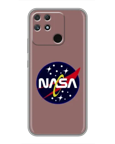 Чехол для Realme NARZO 50A с картинкой «NASA — ретро космос» Чехол для Realme NARZO 50A с картинкой «NASA — ретро космос»