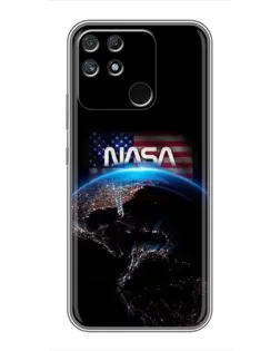 Чехол для Realme NARZO 50A с картинкой «Земля из космоса NASA» Чехол для Realme NARZO 50A с картинкой «Земля из космоса NASA»