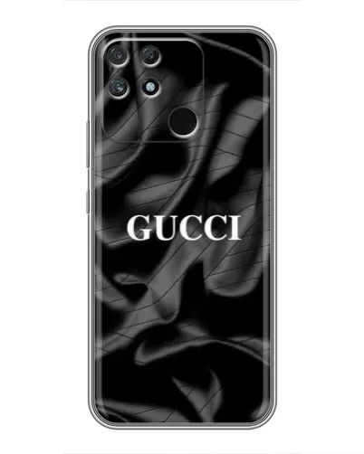 Чехол для Realme NARZO 50A с картинкой «Gucci — шелковые волны»