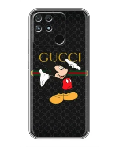 Чехол для Realme NARZO 50A с картинкой «Микки Маус Gucci»