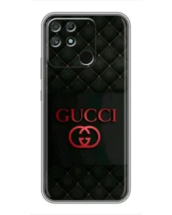Чехол для Realme NARZO 50A с картинкой «Gucci — стеганый черный»