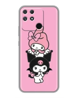 Чехол для Realme NARZO 50A с картинкой «My Melody и Kuromi»