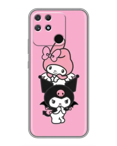 Чехол для Realme NARZO 50A с картинкой «My Melody и Kuromi»