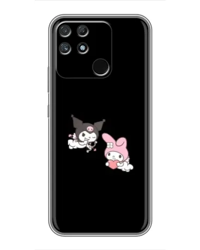 Чехол для Realme NARZO 50A с картинкой «My Melody и Kuromi»
