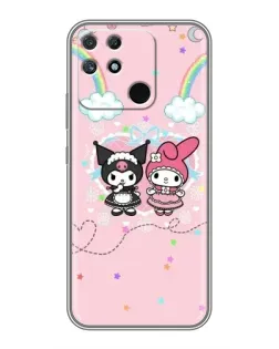 Чехол для Realme NARZO 50A с картинкой «My Melody и Kuromi»