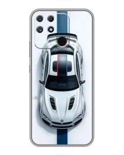 Чехол для Realme NARZO 50A с картинкой «Вид сверху — BMW M» Чехол для Realme NARZO 50A с картинкой «Вид сверху — BMW M»