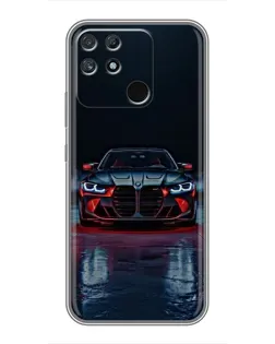 Чехол для Realme NARZO 50A с картинкой «BMW на мокрой дороге» Чехол для Realme NARZO 50A с картинкой «BMW на мокрой дороге»