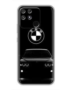 Чехол для Realme NARZO 50A с картинкой «BMW — взгляд из темноты» Чехол для Realme NARZO 50A с картинкой «BMW — взгляд из темноты»