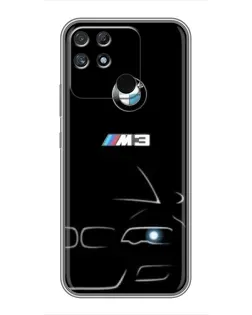 Чехол для Realme NARZO 50A с картинкой «Минималистичный принт BMW M3» Чехол для Realme NARZO 50A с картинкой «Минималистичный принт BMW M3»