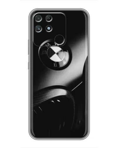Чехол для Realme NARZO 50A с картинкой «Эмблема BMW — макро»