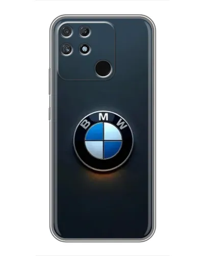 Чехол для Realme NARZO 50A с картинкой «Логотип BMW — минимализм»