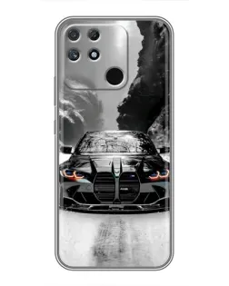 Чехол для Realme NARZO 50A с картинкой «BMW — акварельный дрифт» Чехол для Realme NARZO 50A с картинкой «BMW — акварельный дрифт»