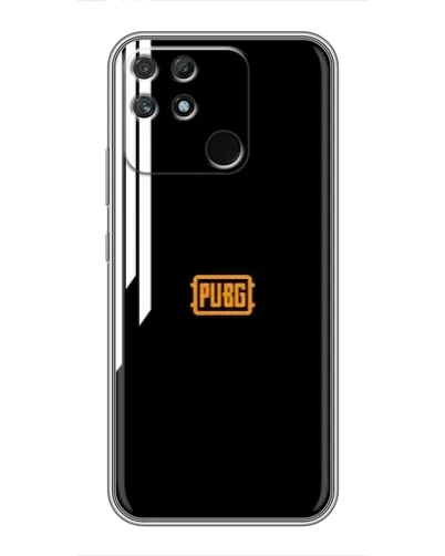 Чехол для Realme NARZO 50A с картинкой «PUBG — вертикальные линии»