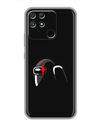 Чехол для Realme NARZO 50A с картинкой «Among Us шлем» Чехол для Realme NARZO 50A с картинкой «Among Us шлем»