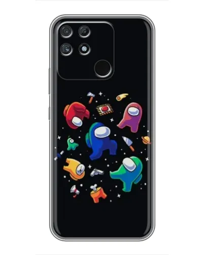 Чехол для Realme NARZO 50A с картинкой «Among Us космос» Чехол для Realme NARZO 50A с картинкой «Among Us космос»