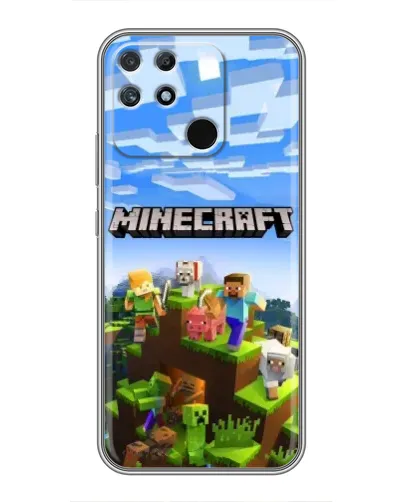 Чехол для Realme NARZO 50A с картинкой «Minecraft классический мир» Чехол для Realme NARZO 50A с картинкой «Minecraft классический мир»