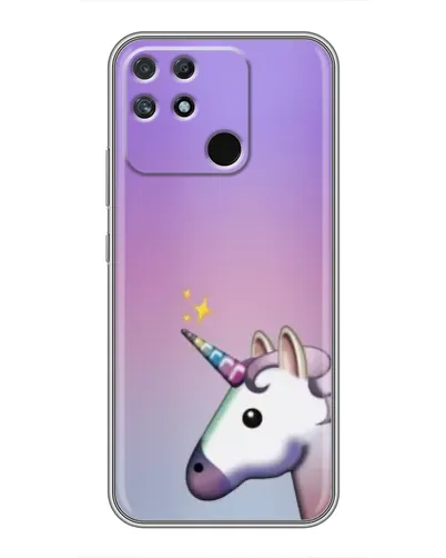 Чехол для Realme NARZO 50A с картинкой «Единорог градиент»