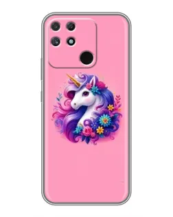 Чехол для Realme NARZO 50A с картинкой «Сказочный единорог» Чехол для Realme NARZO 50A с картинкой «Сказочный единорог»