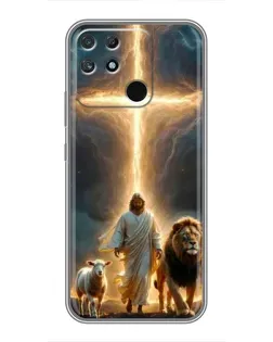 Чохол для Realme NARZO 50A з картинкою «Лев Юди та Світло» Чохол для Realme NARZO 50A з картинкою «Лев Юди та Світло»
