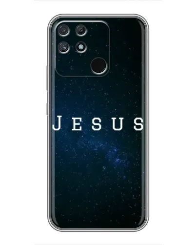 Чехол для Realme NARZO 50A с картинкой «Звездное небо Jesus» Чехол для Realme NARZO 50A с картинкой «Звездное небо Jesus»
