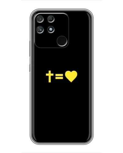 Чехол для Realme NARZO 50A с картинкой «Сердце и Крест» Чехол для Realme NARZO 50A с картинкой «Сердце и Крест»