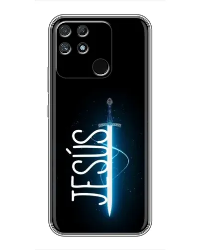 Чехол для Realme NARZO 50A с картинкой «Меч Духа Jesus» Чехол для Realme NARZO 50A с картинкой «Меч Духа Jesus»