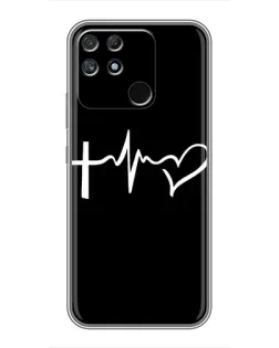 Чехол для Realme NARZO 50A с картинкой «Пульс веры» Чехол для Realme NARZO 50A с картинкой «Пульс веры»