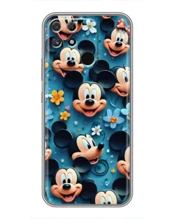 Чехол для Realme NARZO 50A с картинкой «Паттерн Микки и Минни» Чехол для Realme NARZO 50A с картинкой «Паттерн Микки и Минни»
