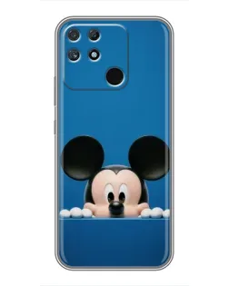 Чехол для Realme NARZO 50A с картинкой «Микки выглядывает» Чехол для Realme NARZO 50A с картинкой «Микки выглядывает»