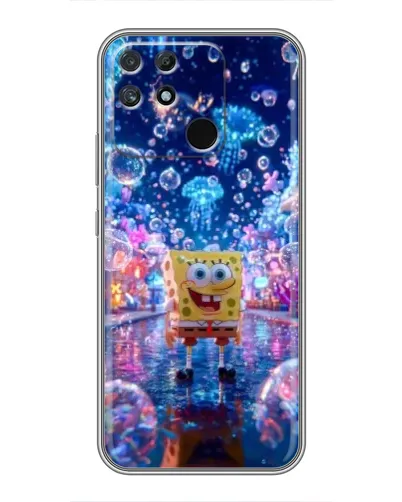 Чехол для Realme NARZO 50A с картинкой «Неоновый океан» Чехол для Realme NARZO 50A с картинкой «Неоновый океан»