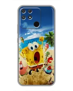 Чехол для Realme NARZO 50A с картинкой «Развлечения на пляже»