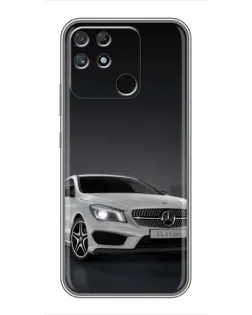 Чехол для Realme NARZO 50A с картинкой «Mercedes AMG GT Silver» Чехол для Realme NARZO 50A с картинкой «Mercedes AMG GT Silver»