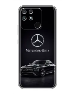 Чехол для Realme NARZO 50A с картинкой «Mercedes — решетка радиатора» Чехол для Realme NARZO 50A с картинкой «Mercedes — решетка радиатора»